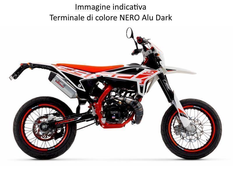 Giannelli Marmitta racing+silenziatore Beta RR 50 Track 21/22 Silenz. Sonic Alu Dark / innesto 22mm - scarichi e terminali