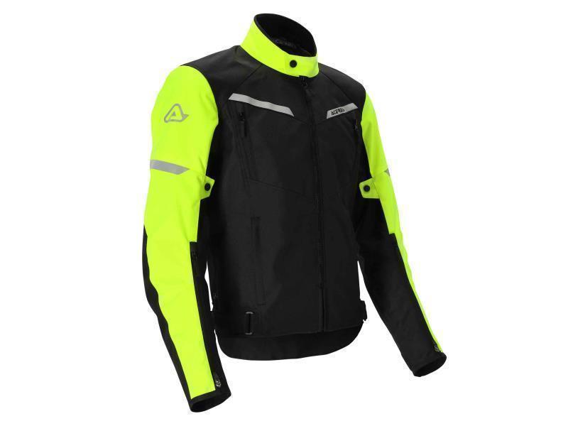 Acerbis X Street CE AA giacca moto 3 strati Nero / Giallo - giacche impermeabili