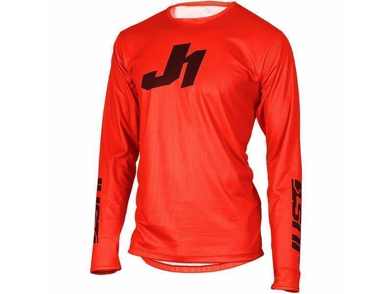 Just1 J Essential Jersey maglia moto cross Solid Red - maglie cross