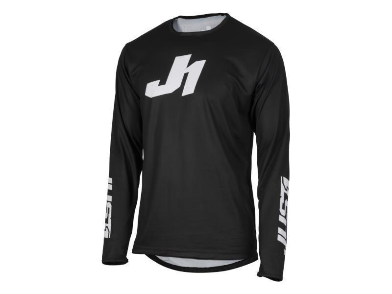 Just1 J Essential Jersey maglia moto cross Solid Black - maglie cross