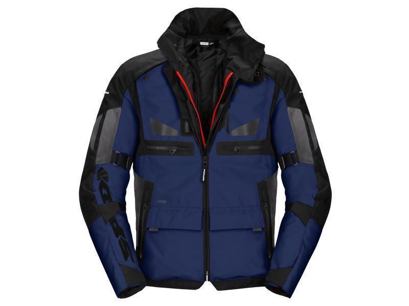 Spidi Crossmaster H2Out giacca moto touring Blu - giacche impermeabili