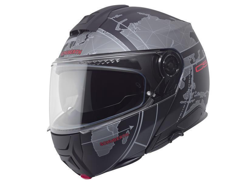 Schuberth C5 casco moto apribile Globe Black - caschi modulari
