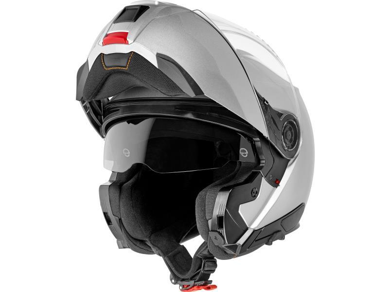 Schuberth C5 casco moto apribile Argento lucido - caschi modulari