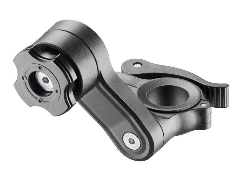 Cellular Line Supporto telefono per Quiklox Nero / Staffa da manubrio - porta smartphone telepass