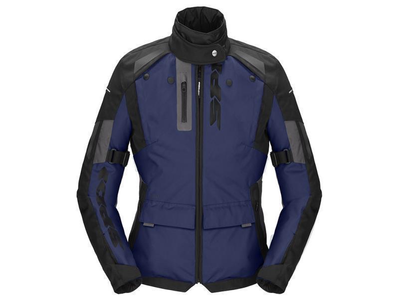 Spidi Crossmaster lady H2Out giacca moto donna touring Nero / Blu - giacche impermeabili