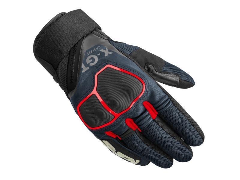Spidi X GT guanti moto corti Nero / Blu (022) - guanti in pelle