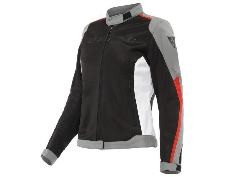 Dainese Hydraflux 2 Air D Dry lady giacca moto donna estiva impermea Black / Charcoal Gray / Lava red - giacche impermeabili