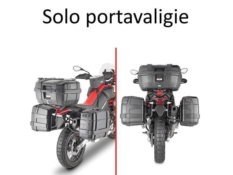 Givi PLO6710MK portaval laterale Aprilia Tuareg 660 21/25 Rally 2 Nero - portapacchi e portavaligie