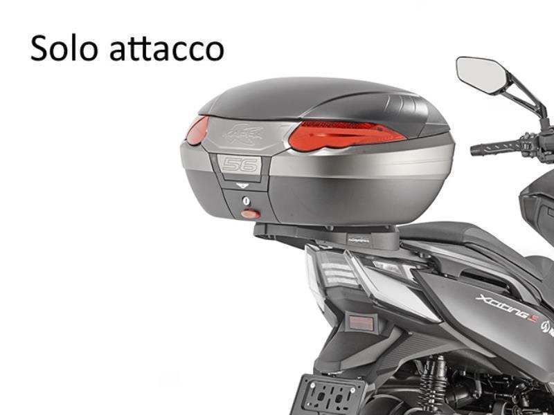 Kappa KR6112 Portapacchi Kymco XCting S 400i 18 / 21-VS400 24/25 Nero - portapacchi e portavaligie