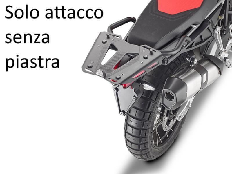 Kappa KR6710 portapacchi Aprilia Tuareg 660 21 / 22 Nero - portapacchi e portavaligie