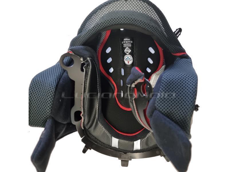 Nolan Interno calotta N90-2 / N91EVO Clima comfort - Nero / Rosso - ricambi