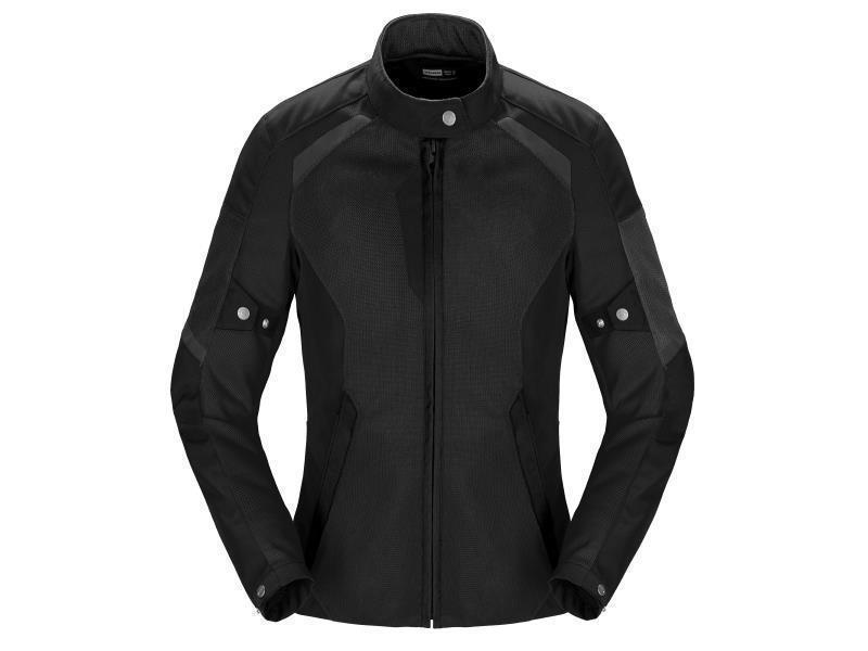 Spidi Tek Net lady giacca moto donna traforata estiva Nero - giacche in tessuto