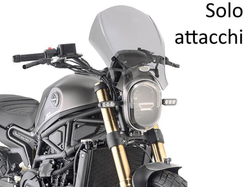 Givi AL8713A Attacchi cupolino Benelli Leoncino 800 22 Nero - cupolini e parabrezza