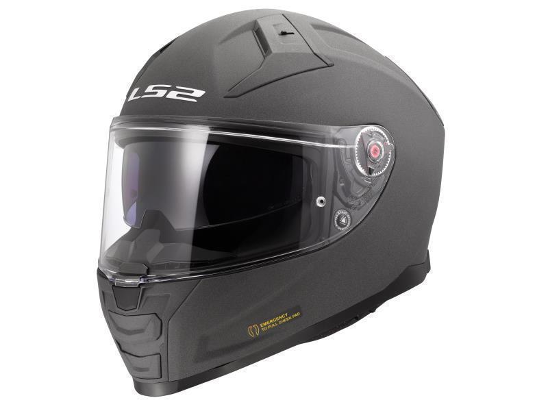LS2 FF811 Vector II ECE 22.06 casco moto Solid Matt Concrete grey - caschi integrali