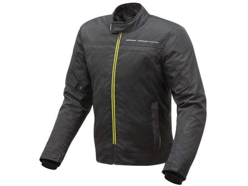 Tucano Rocket giacca moto 4 stagioni certificata CE Classe A Nero / Giallo fluo - giacche impermeabili