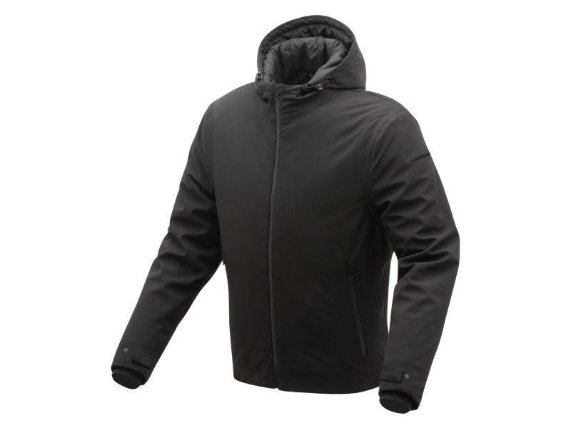 Tucano Bormio giacca moto laminata stretch termica certificata CE A Nero - giacche impermeabili