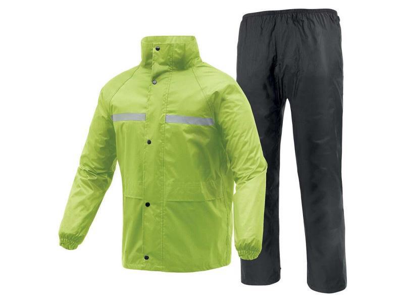 Tucano Sepiove completo giacca e pantaloni impermeabili Nero / Giallo fluo - antipioggia