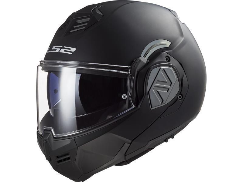 LS2 FF906 Advant ECE 22.06 casco moto convertibile Matt Black - caschi modulari