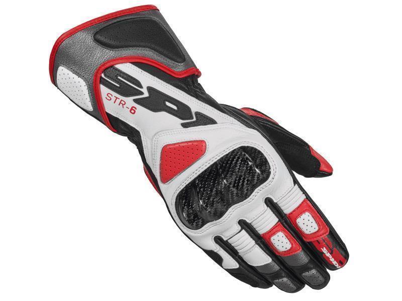 Spidi STR6 guanti moto strada Rosso