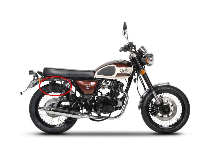 Shad M0SV17SR telaietti lat borse morbide Mash Seventy five 125 1 Nero - portapacchi e portavaligie