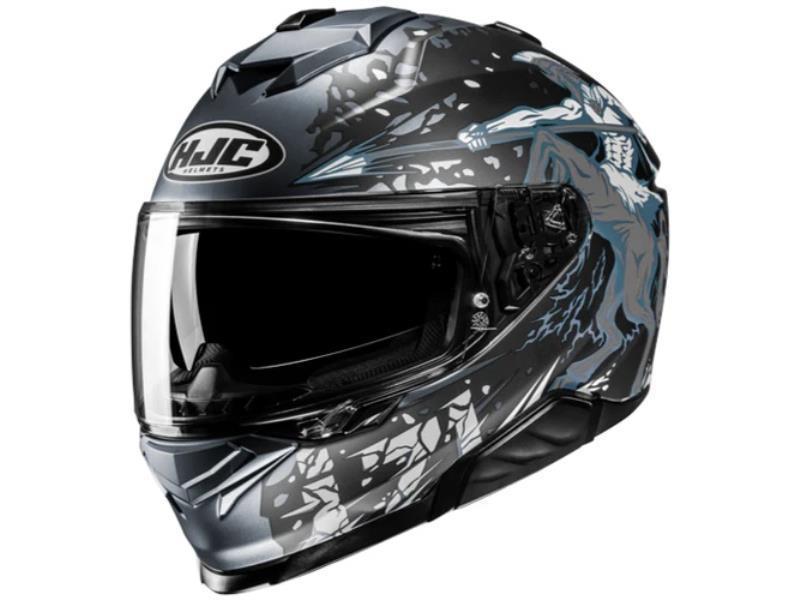 HJC I71 casco moto integrale ECE 22.06 Taurus MC5SF Nero / Grigio - caschi integrali