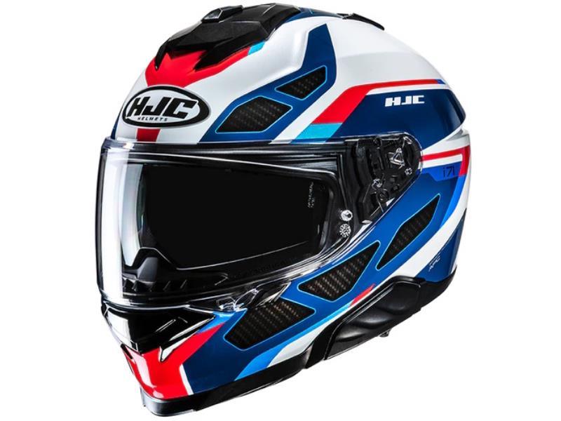 HJC I71 casco moto integrale ECE 22.06 Zest MC21 Bianco / Rosso / Blu - caschi integrali