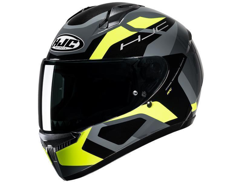 HJC C10 casco moto ECE 22.06 TIns MC3H Nero / Giallo - caschi integrali
