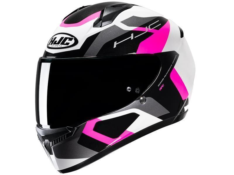 HJC C10 casco moto ECE 22.06 TIns MC8 Nero / Rosa - caschi integrali