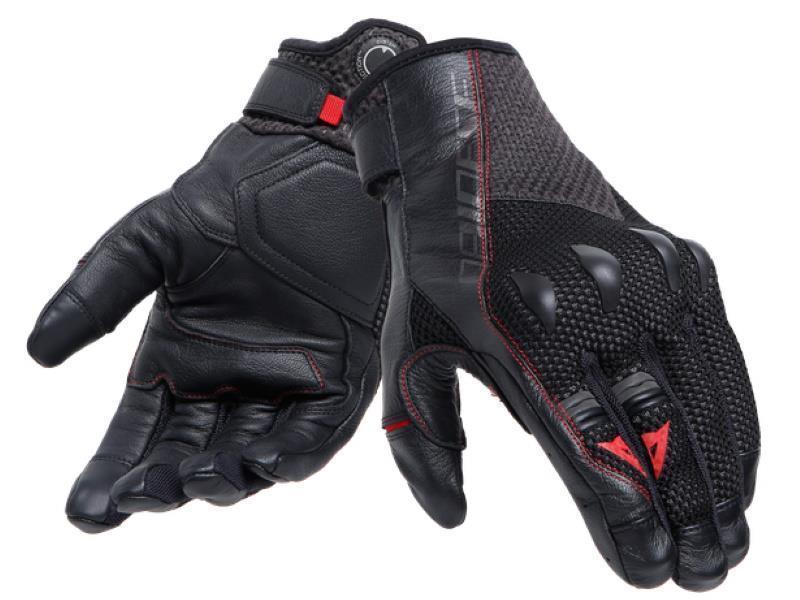 Dainese Karakum Ergo Tek Magic Conn guanti moto estivi adventure Black / Black - guanti in tessuto