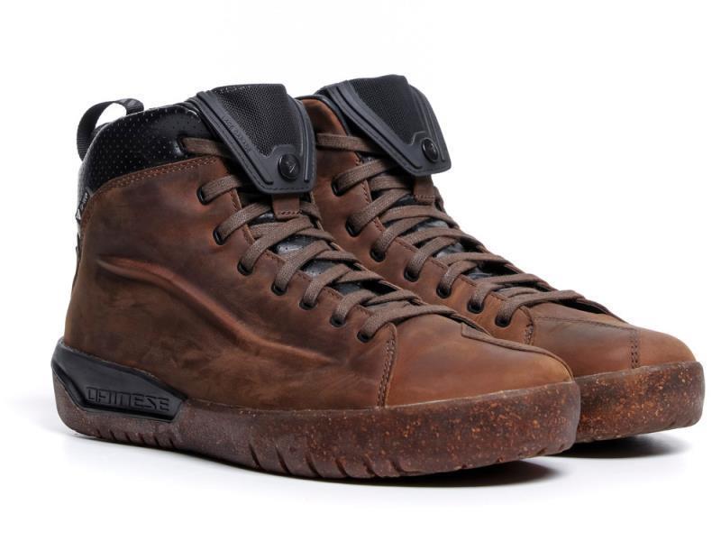 Dainese Metractive D WP scarpe moto impermeabili Brown / Natural rubber - scarpe impermeabili