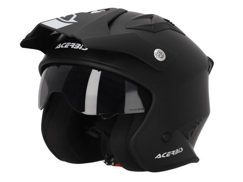 Acerbis Jet Aria ECE 22.06 casco moto (091) Nero 2 - caschi jet