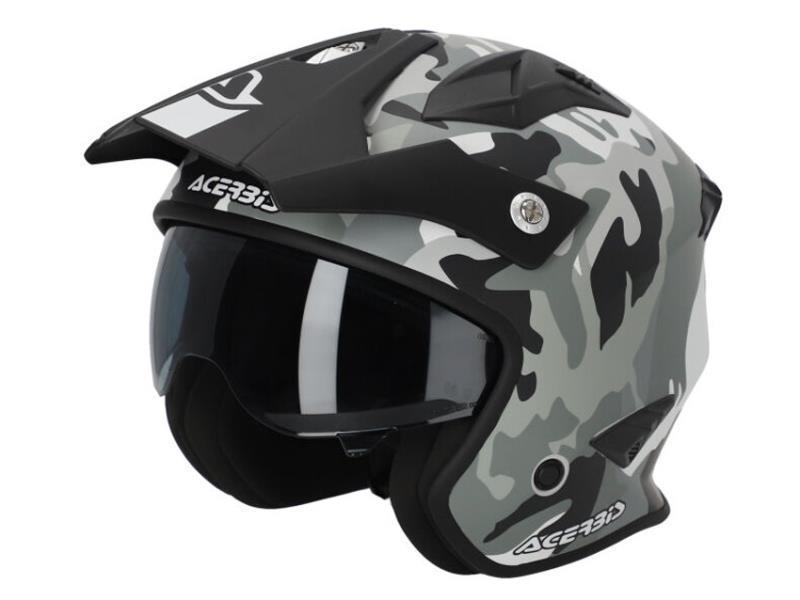 Acerbis Jet Aria ECE 22.06 casco moto (743) Camo Brown - caschi jet