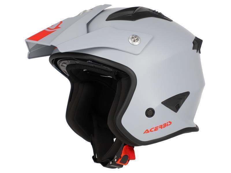 Acerbis Jet Aria ECE 22.06 casco moto (076) Grigio chiaro - caschi jet