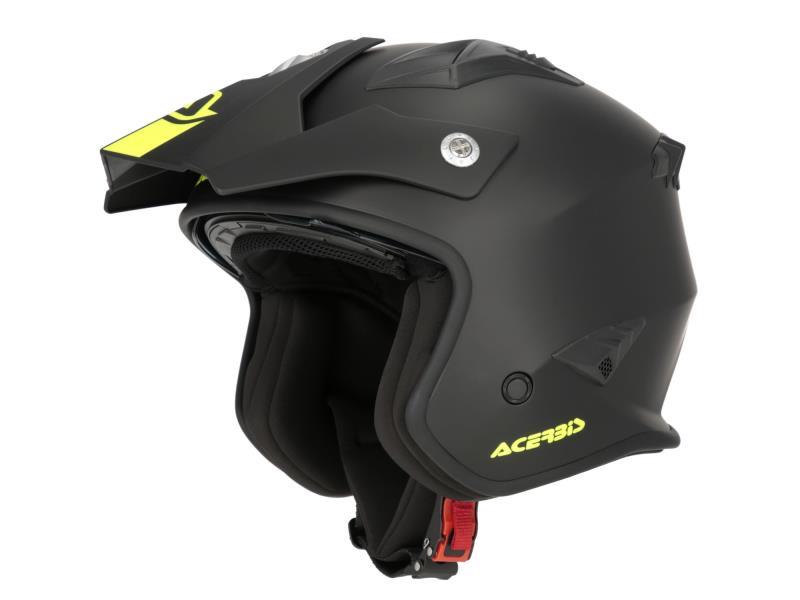 Acerbis Jet Aria ECE 22.06 casco moto (090) Nero / Giallo - caschi jet