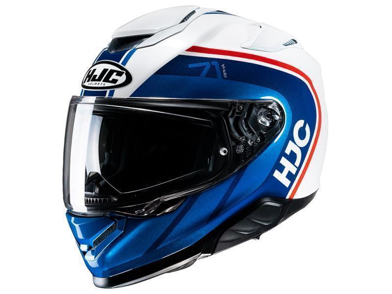 HJC RPHA71 casco moto ECE 22.06 Mapos MC21 Bianco / Blu - caschi integrali