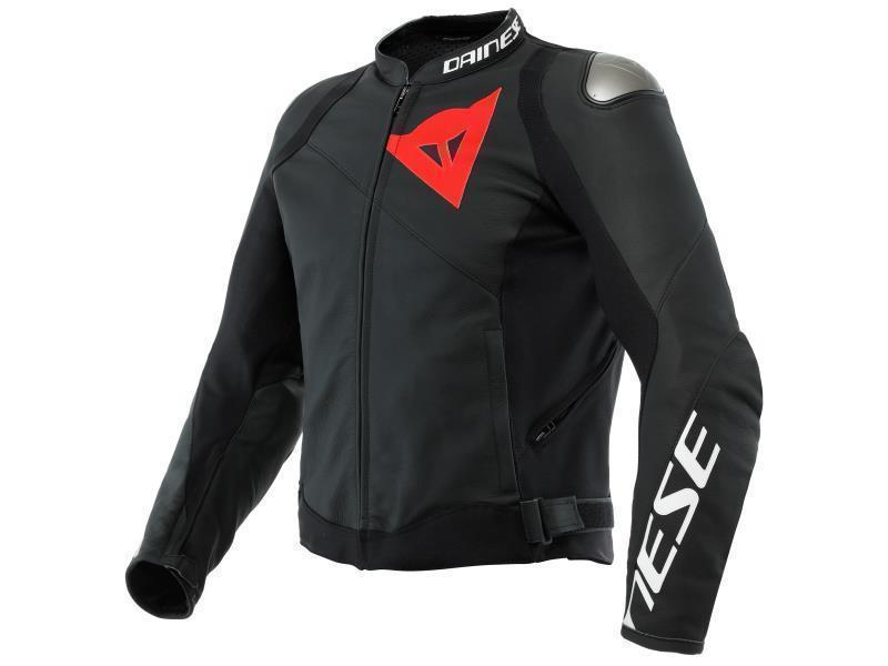 Dainese Sportiva Leather giacca moto Black Matt / Black Matt - giacche in pelle