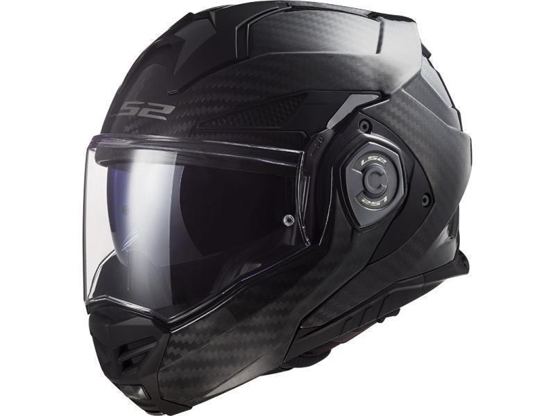 LS2 FF901 Advant X Carbon casco moto ECE 22.06 ment ribaltabile Solid carbon - caschi modulari