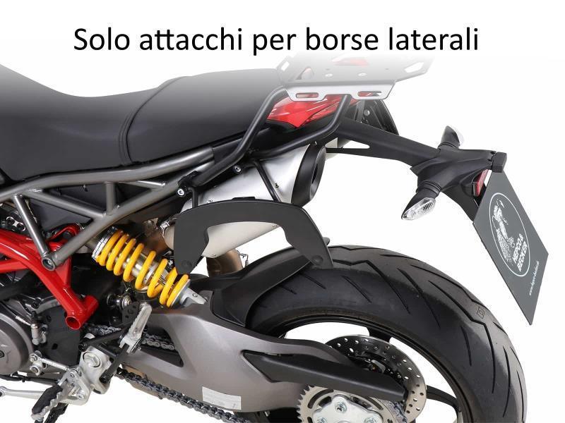Hepco & Becker C Bow porta borse laterali Ducati Hypermotard 950 19/24 Nero - portapacchi e portavaligie