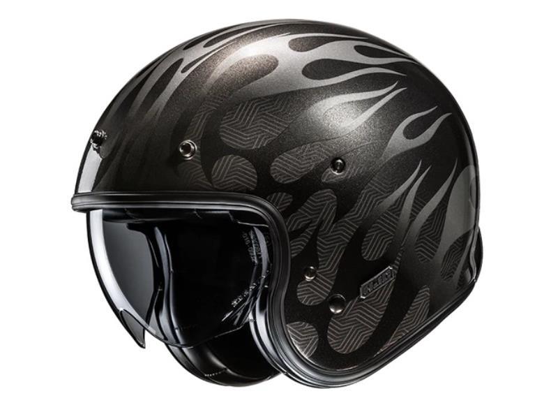 HJC V31 casco moto ECE 22.06 Firo MC5 Nero / Grigio - caschi jet