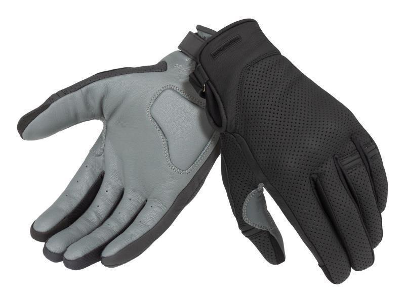 Tucano Elisio guanti moto CE estivi traforati Nero - guanti in pelle