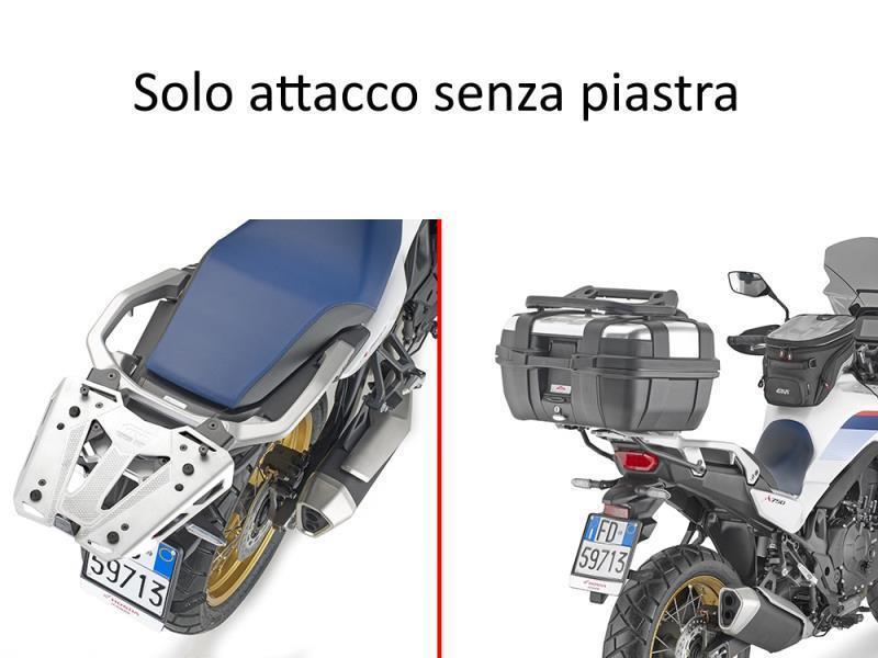 Givi SR1201 attacco posteriore Honda XL 750 Transalp 23 Nero - portapacchi e portavaligie