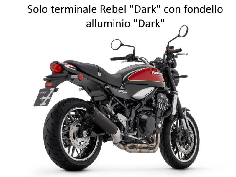 Arrow Terminale Kawasaki Z 900 RS 22 /23 Rebel fondello all DARK - scarichi e terminali