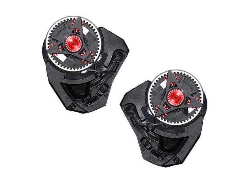 LS2 Meccanimo visiera FF811 / OF603 Nero / rosso - ricambi