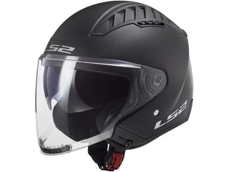 LS2 OF600 Copter II ECE 22.06 casco moto Nero opaco - caschi jet