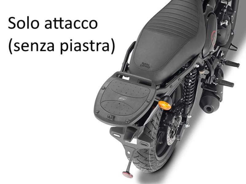 Kappa KR9056 attacco posteriore Royal Enfield HNTR 350 22 Nero - portapacchi e portavaligie