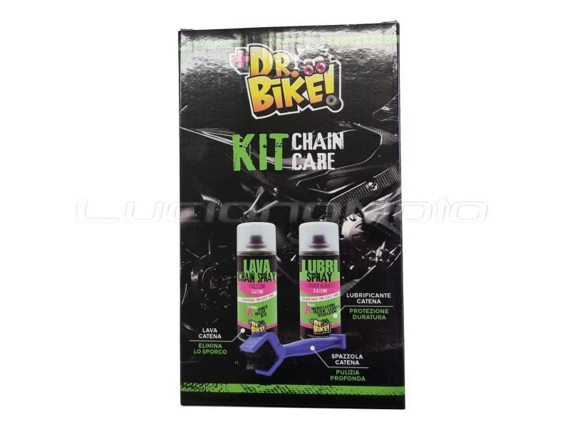 Dr.Bike Kit Chain Care pulizia e manutenzione catena 3 prodotti  - pulizia