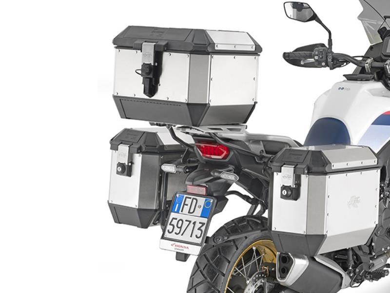 Kappa kLO1201MK portav later Honda Transalp XL 750 23 Nero - portapacchi e portavaligie