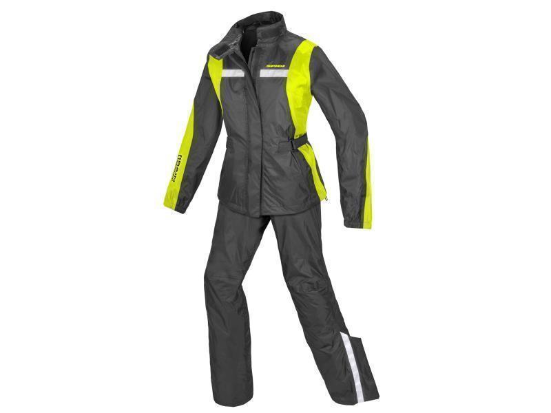 Spidi Touring Rain Kit Lady completo antip giacca e pantal donna Nero / Giallo - antipioggia