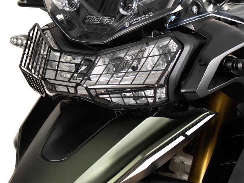 Hepco & Becker Griglia protezione faro Triumph Tiger 1200 Nero - protezioni faro