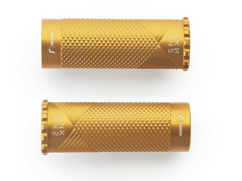 Rizoma PE615 Pedane Snake universali senza attacchi Anodizzato Oro - pedane arretrate